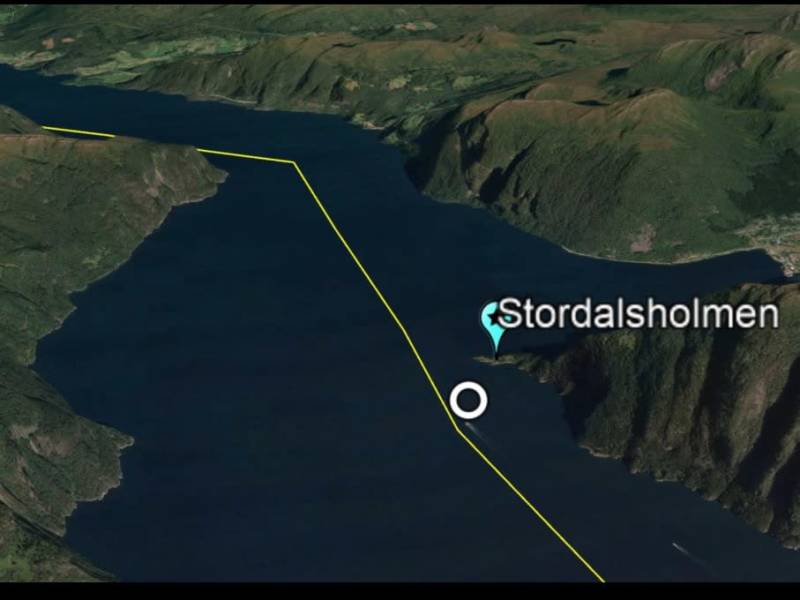 GA 29 Stordalsholmen Map